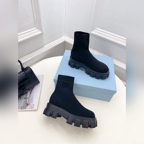 Prada 223  Серия ботинок с толстой подошвой и эластичными носкам