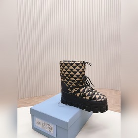 Prada RADA Популярная новинка Космические ботинки Лыжные ботинки 