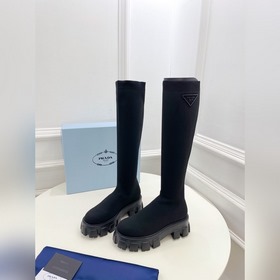Prada 223  Серия ботинок с толстой подошвой и эластичными носкам