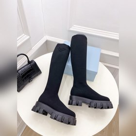 Prada 223  Серия ботинок с толстой подошвой и эластичными носкам