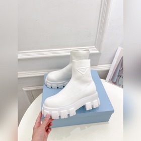 Prada 223  Серия ботинок с толстой подошвой и эластичными носкам