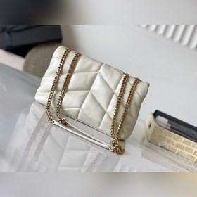 Белая сумка Cloud Bag 2024, новая версия с двойной цепочкой. Loul
