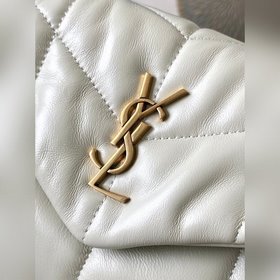 Белая сумка Cloud Bag 2024, новая версия с двойной цепочкой. Loul