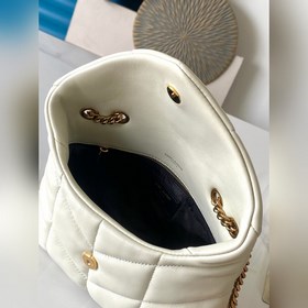 Белая сумка Cloud Bag 2024, новая версия с двойной цепочкой. Loul