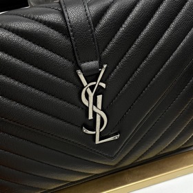 #Monogram college# Черный/золотая застежка_24 см. Классическая су