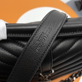 #Monogram college# Черный/золотая застежка_24 см. Классическая су