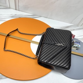 #Monogram college# Черный серебряной застежкой_32 см Наконец-то,