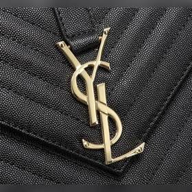 Классическая сумка SAINT LAURENT MONOGRAMME с шариковым узором из