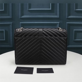 Классическая сумка SAINT LAURENT MONOGRAMME с шариковым узором из
