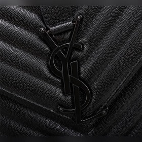 Классическая сумка SAINT LAURENT MONOGRAMME с шариковым узором из