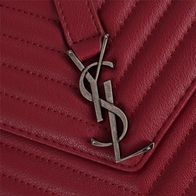 Серебряная застежка YSL Saint Laurent Saint Laurent & SL, пос