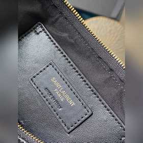 Новая модель сумки-пельмениз овечьей кожи от YSL 2024 Сумка через