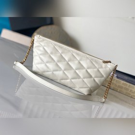 Новая модель сумки-пельмениз овечьей кожи от YSL 2024 Сумка через