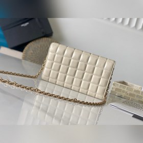 Новая модель сумки через плечо с цепочкой от Y изготовлена из кож
