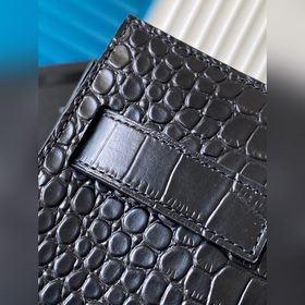 【сумка sac de jour】 Черный с крокодиловым узором, 32 см (без упак