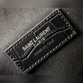 【сумка sac de jour】 Черный с крокодиловым узором, 32 см (без упак
