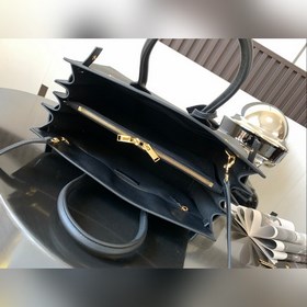 【сумка sac de jour】 Черный, гладкий, 32 см (без упаковки) Классич