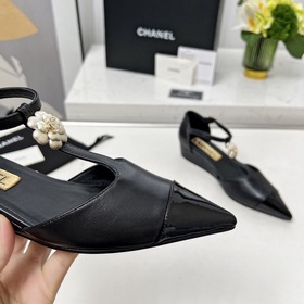Высококачественные сандалии CHANEL 2024 с официального сайта Chan