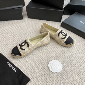 Chanel классические рыбацкие туфли в полной коллекции цвета хаки!