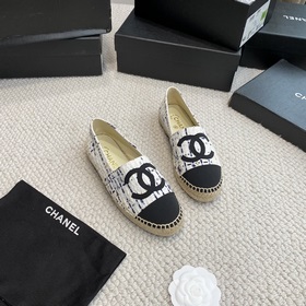 Chanel классические рыбацкие туфли в полной коллекции цвета хаки!