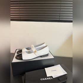 CHANEL 23K Mary Jane туфли-балетки в черно-белом цвете – классика