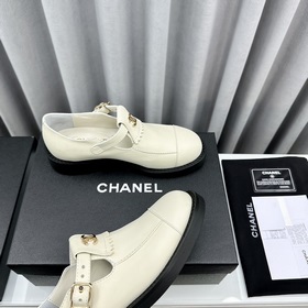 Chanel 23c Новая осенне-зимняя коллекция туфли Mary Jane Ботинки 