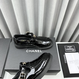 Chanel 23c Новая осенне-зимняя коллекция туфли Mary Jane Ботинки 