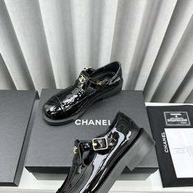Chanel 23c Новая осенне-зимняя коллекция туфли Mary Jane Ботинки 