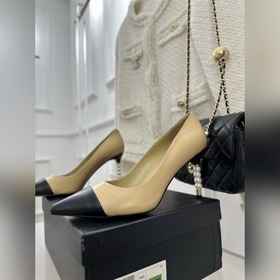 Четыре жемчужных туфли CHANEL 23ss весенняя новинка Сексуальные т