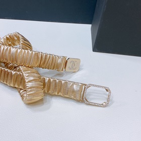 chanel 23s c стразы, квадратная застежка с логотипом, телячья кож