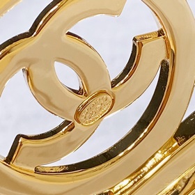 chanel 23c Телечный телец Золотой металл и стразы Черный Эластичн