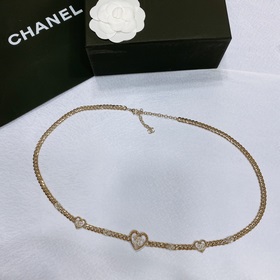 chanel 23 Сердцевидная цепочка на талию Классический двойной симв