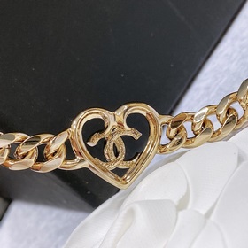 chanel 23 Сердцевидная цепочка на талию Классический двойной симв