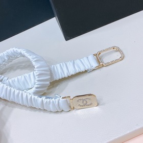 chanel 23s c стразы, квадратная застежка с логотипом, телячья кож