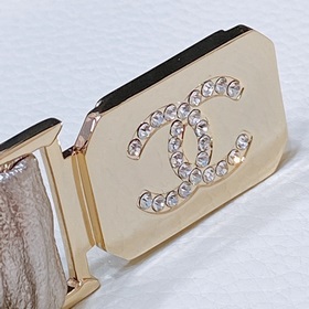 chanel 23s c стразы, квадратная застежка с логотипом, телячья кож