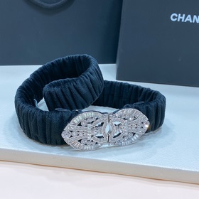 chanel 23 серебристый металлический стразы черный популярный сред