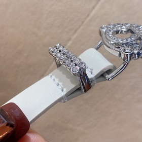chanel 23 cc стразы из кожи теленка, серебристый металл, ремень 
