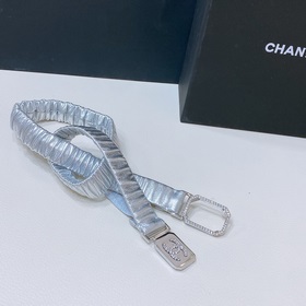 chanel 23s c стразы, квадратная застежка с логотипом, телячья кож