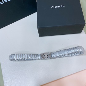 chanel 23s c стразы, квадратная застежка с логотипом, телячья кож