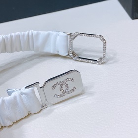 chanel 23s c стразы, квадратная застежка с логотипом, телячья кож