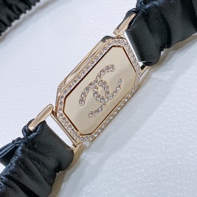 chanel 23s c стразы, квадратная застежка с логотипом, телячья кож