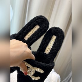 Chanel Chanel Новая коллекция 23ss от Chanel： тапочкиз шерсти, 