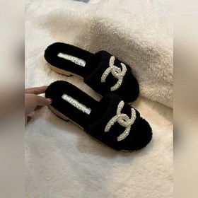 Chanel Chanel Новая коллекция 23ss от Chanel： тапочкиз шерсти, 
