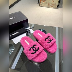 Chanel Новейшие шерстяные тапочкиз серии «Маленький Шанель»... П
