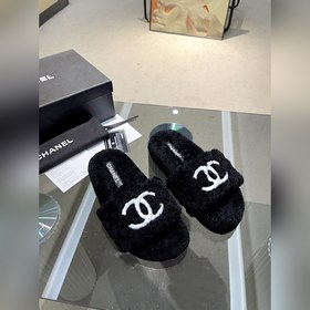 Chanel Новейшие шерстяные тапочкиз серии «Маленький Шанель»... П