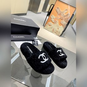 Chanel Новейшие шерстяные тапочкиз серии «Маленький Шанель»... П