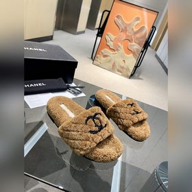Chanel Новейшие шерстяные тапочкиз серии «Маленький Шанель»... П