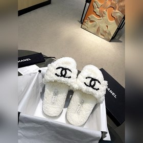 Chanel Новейшие шерстяные тапочкиз серии «Маленький Шанель»... П