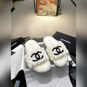 Chanel Новейшие шерстяные тапочкиз серии «Маленький Шанель»... П