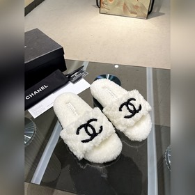 Chanel Новейшие шерстяные тапочкиз серии «Маленький Шанель»... П